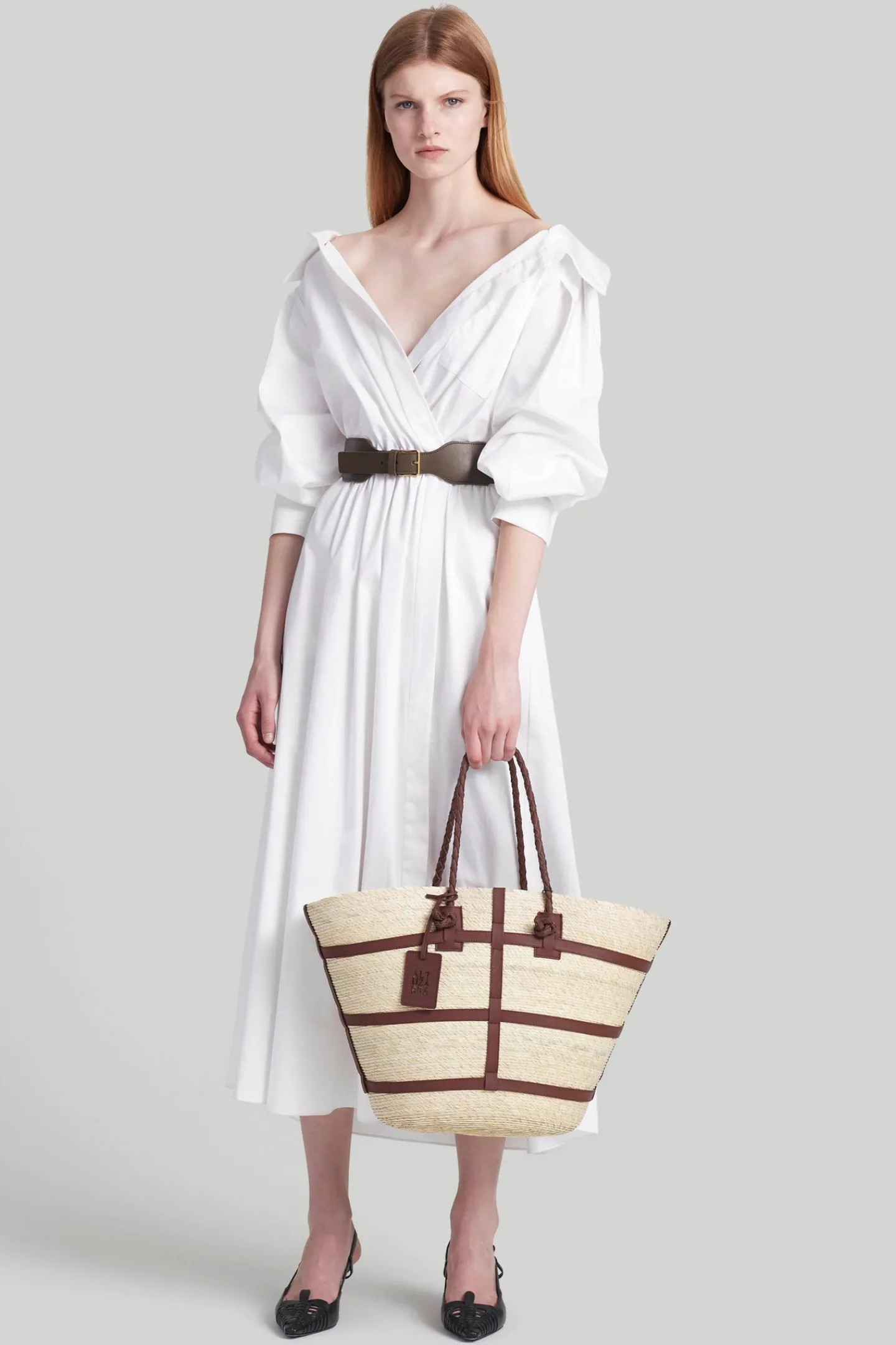 Altuzarra Handbags*Watermill Bag Large Natural/Tawny