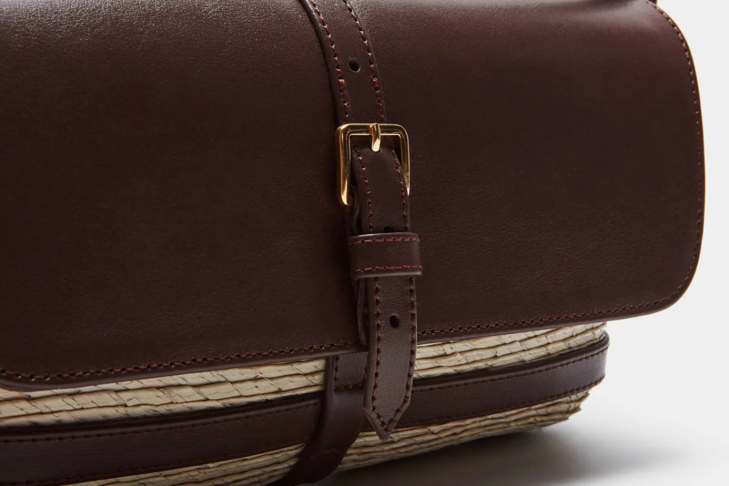 Altuzarra Handbags*Watermill Shoulder Leather Flap Natural/Praline