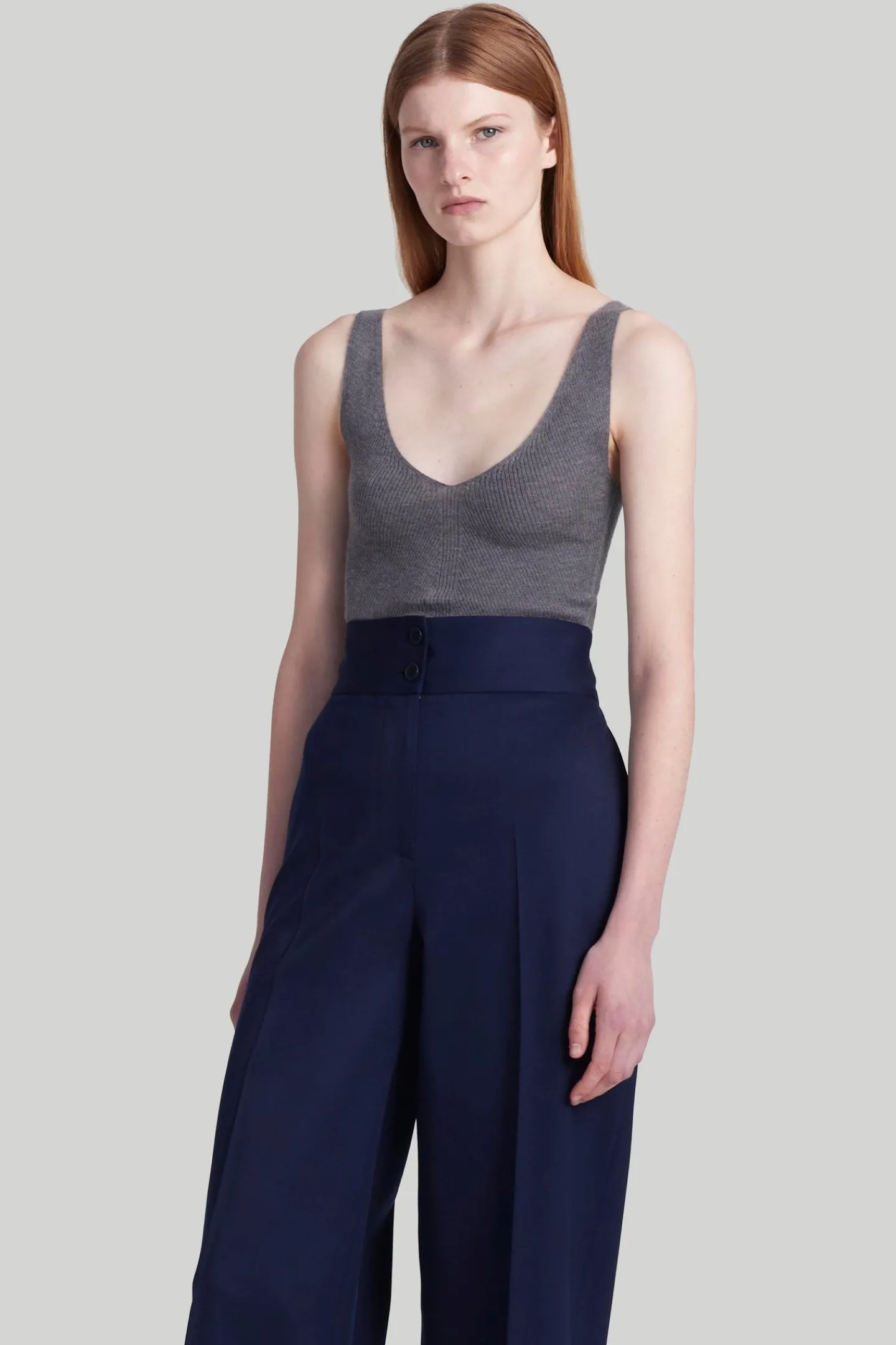 Altuzarra Knitwear|Tops*Sadie Sweater CarbonMelange