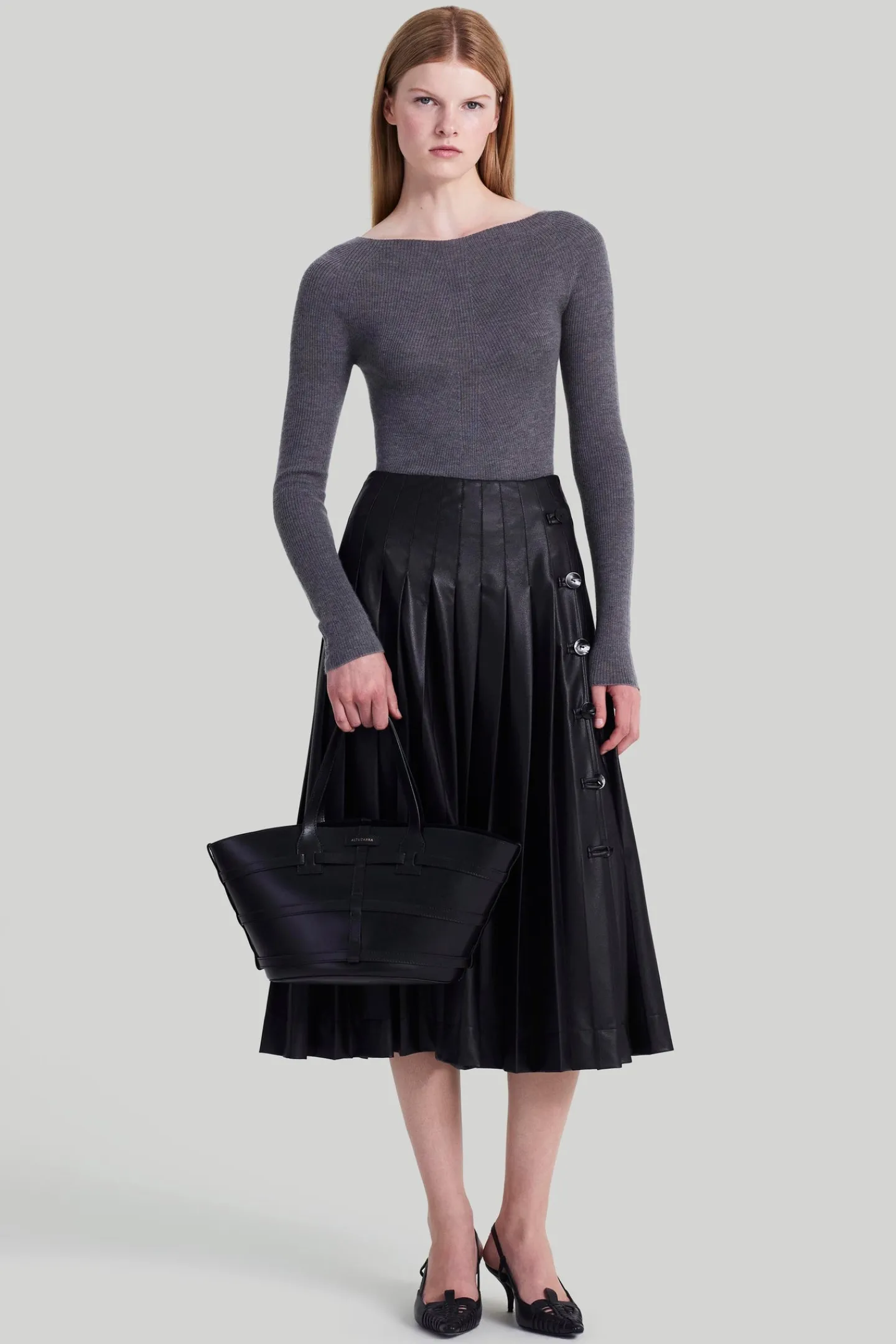 Altuzarra Knitwear|Tops*Lee Sweater CarbonMelange