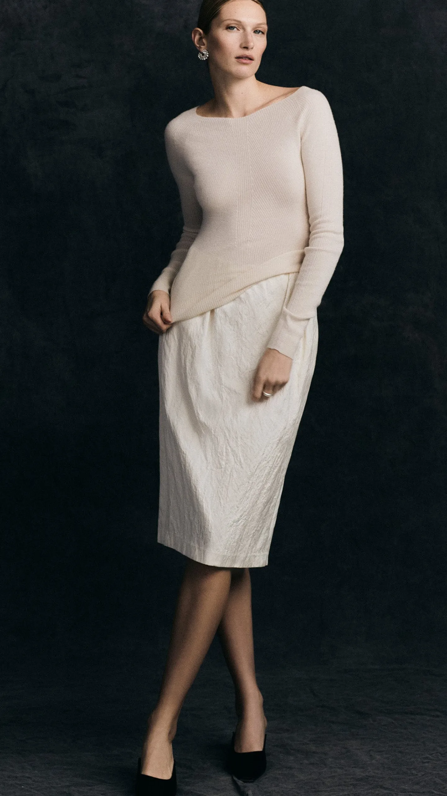 Altuzarra Knitwear*Lee Sweater Ivory