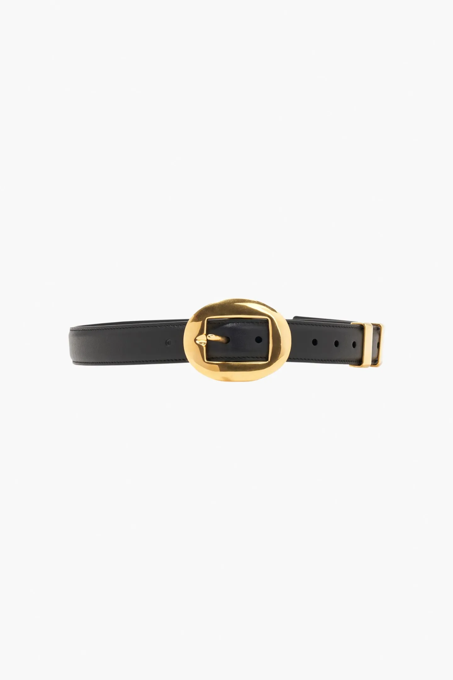 Altuzarra Belts*Vintage Brass Buckle Belt Black