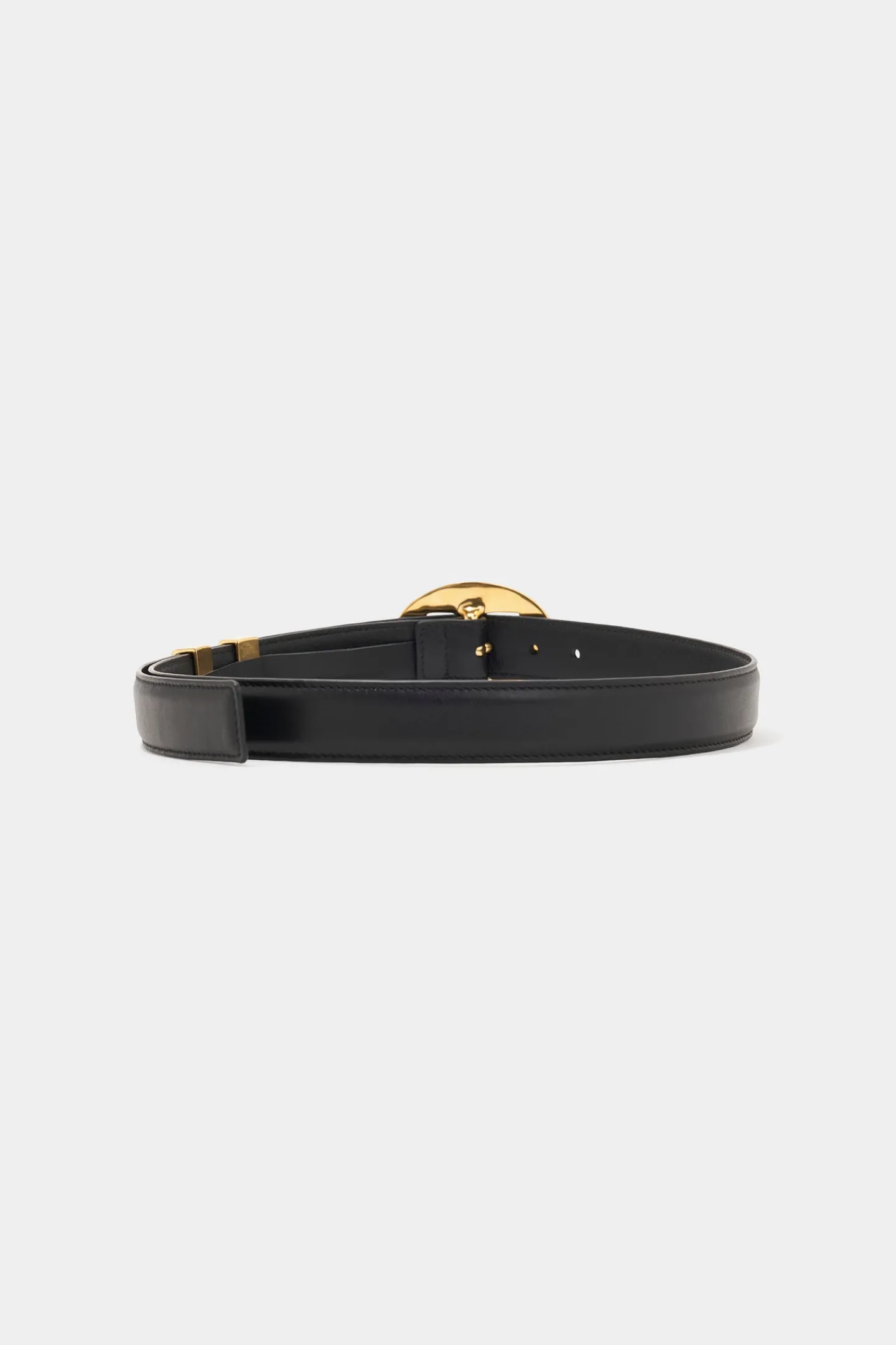 Altuzarra Belts*Vintage Brass Buckle Belt Black