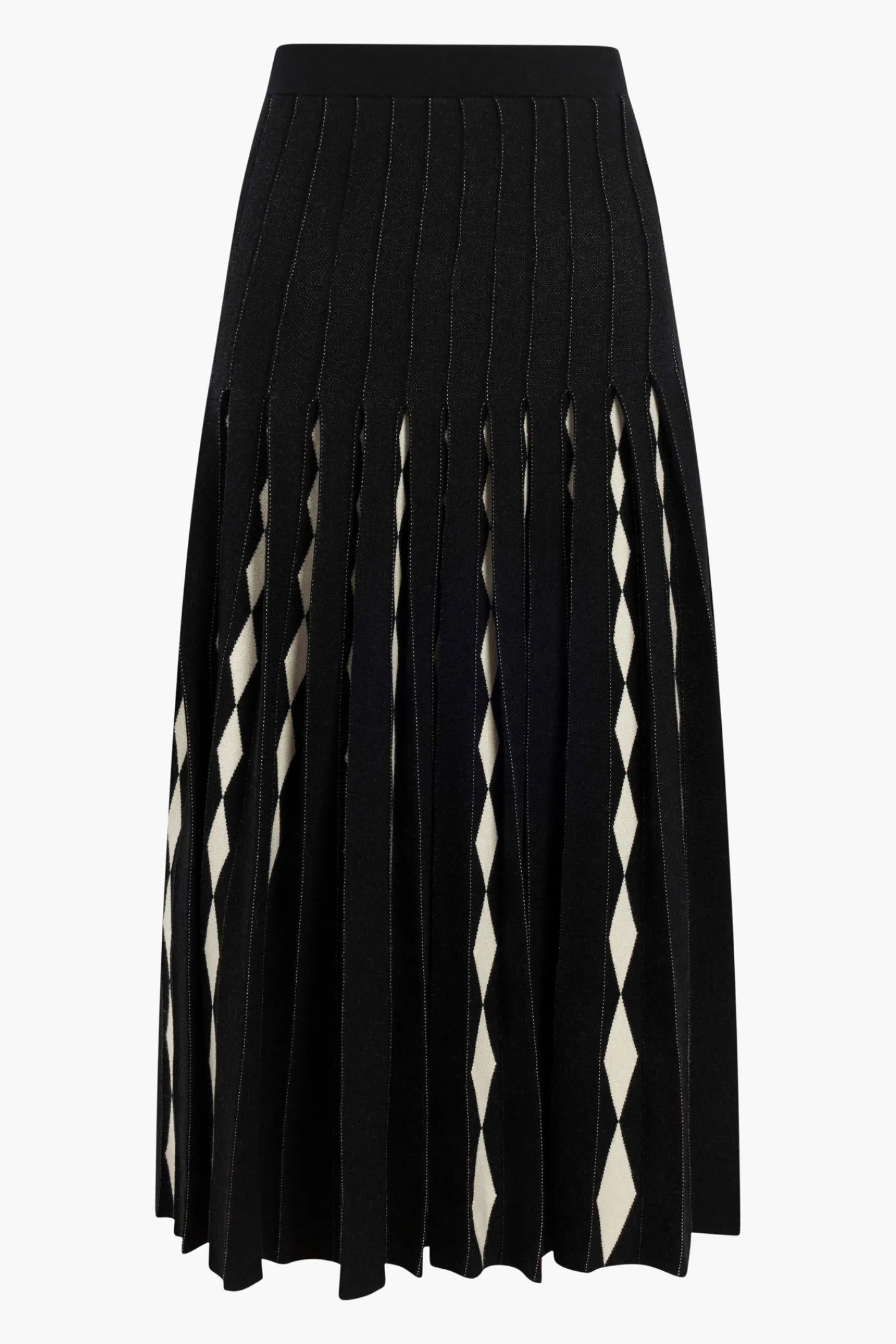 Altuzarra Knitwear*Cortes Skirt Black/Tapioca