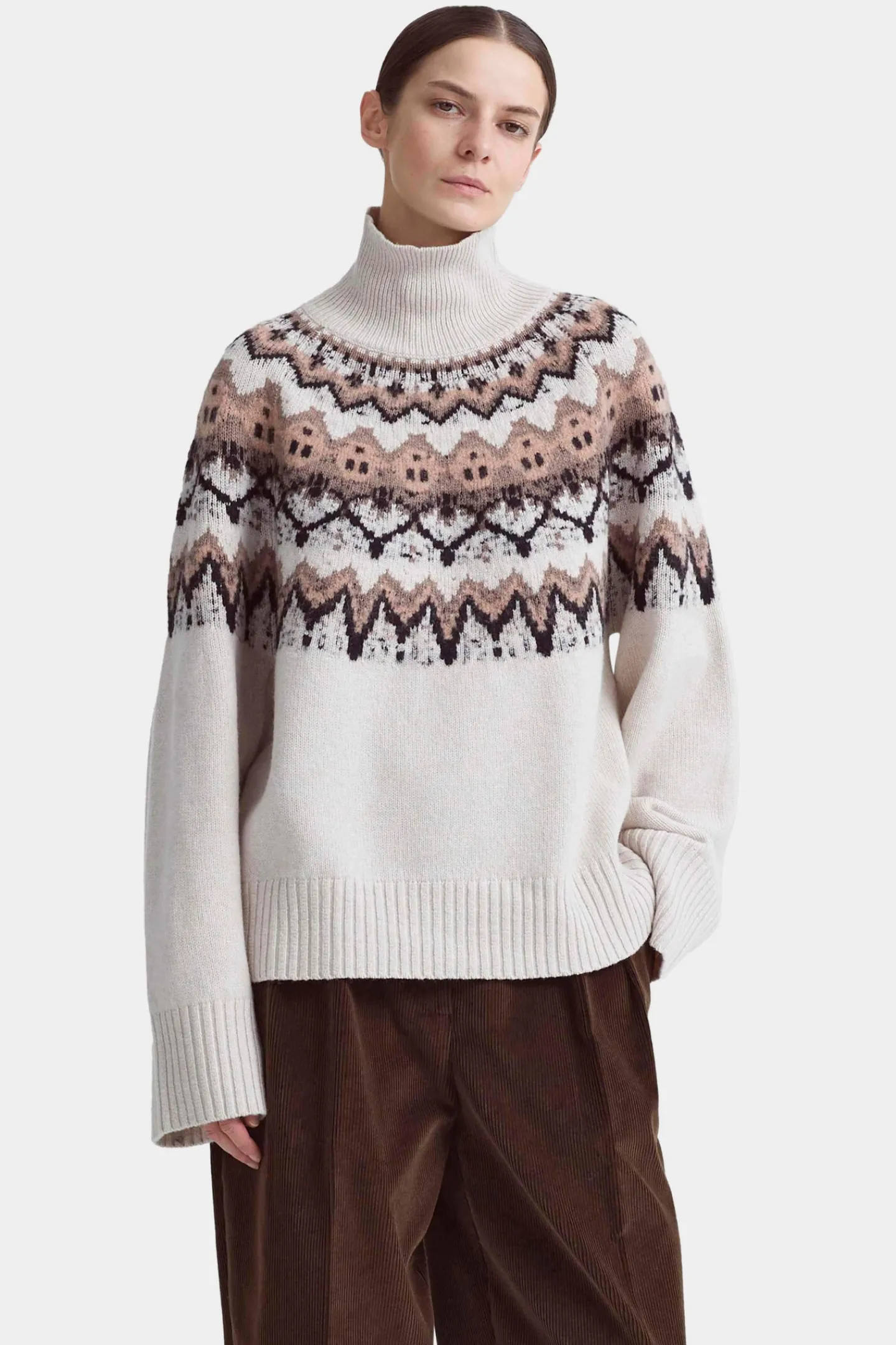 Altuzarra Knitwear|Tops*Soleil Sweater IvoryFairisle