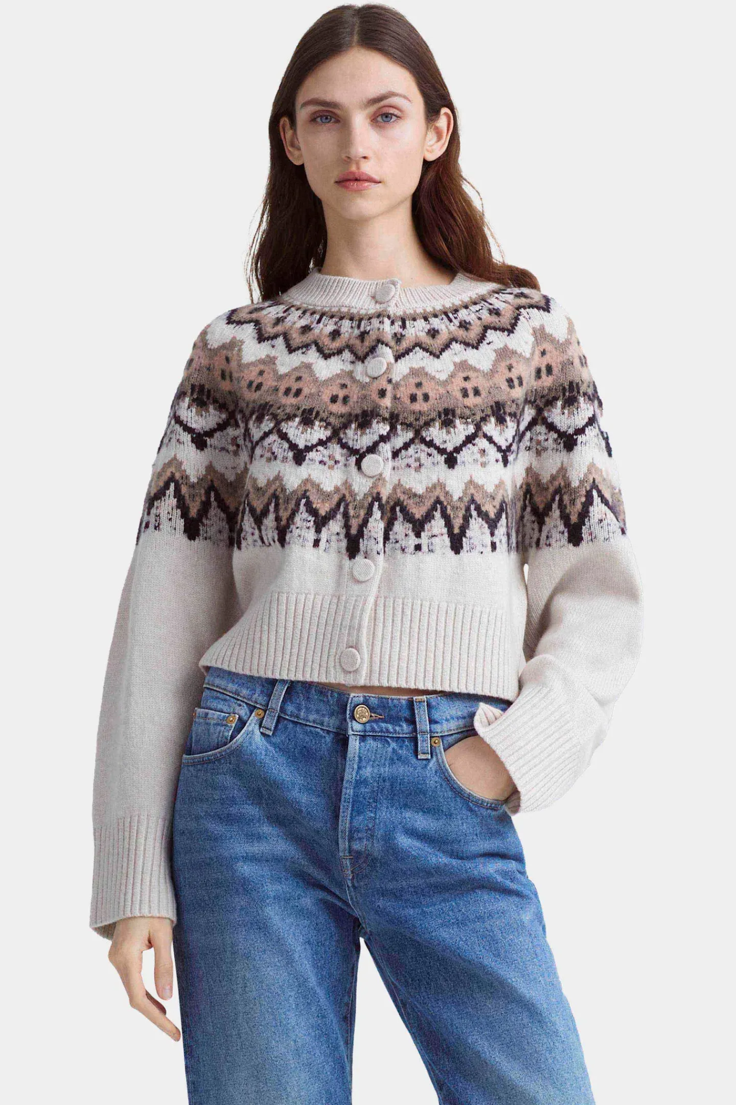Altuzarra Knitwear|Tops*Barnum Sweater IvoryFairisle