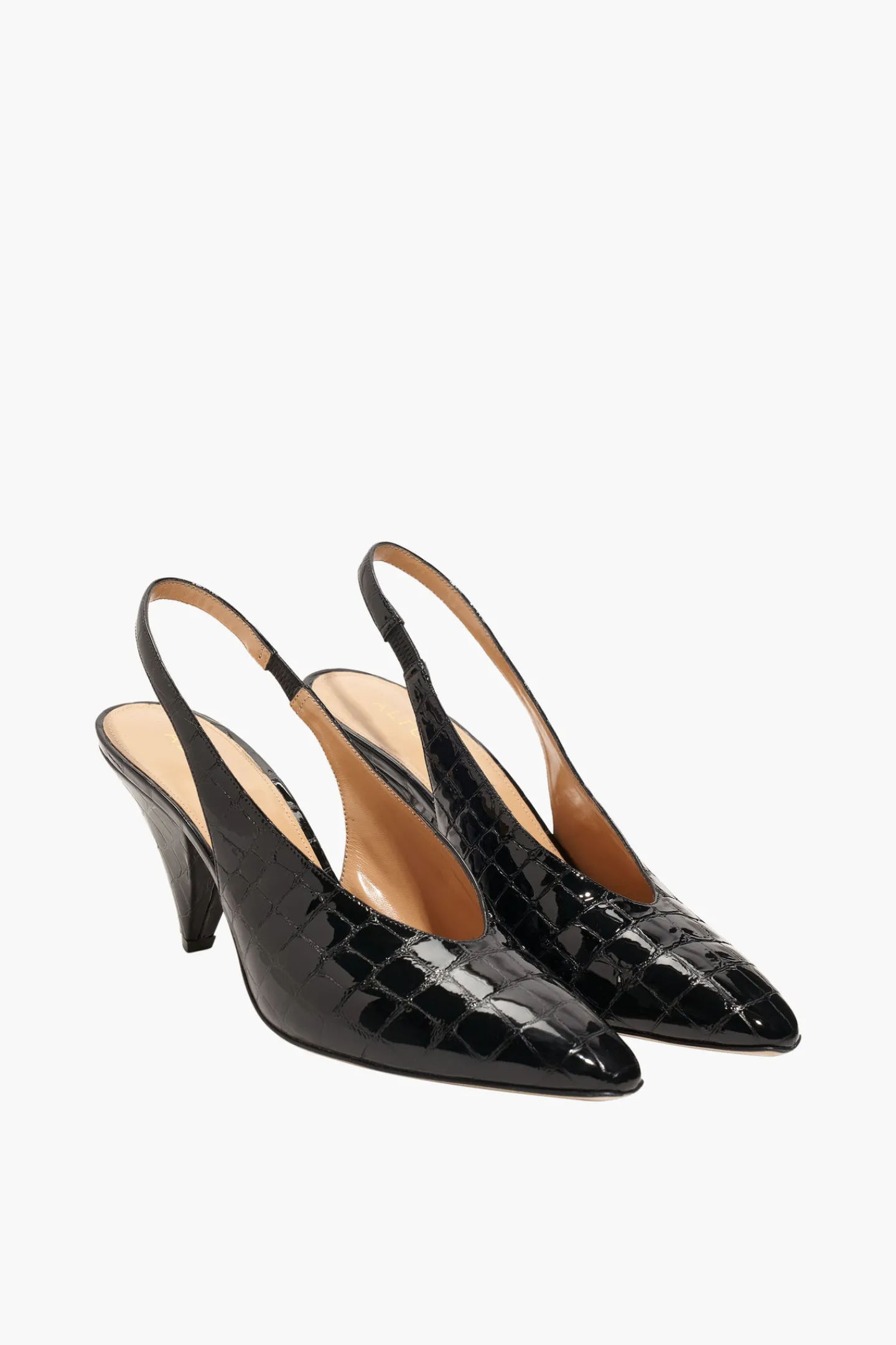 Altuzarra Shoes*Slingback Heel BlackCroc