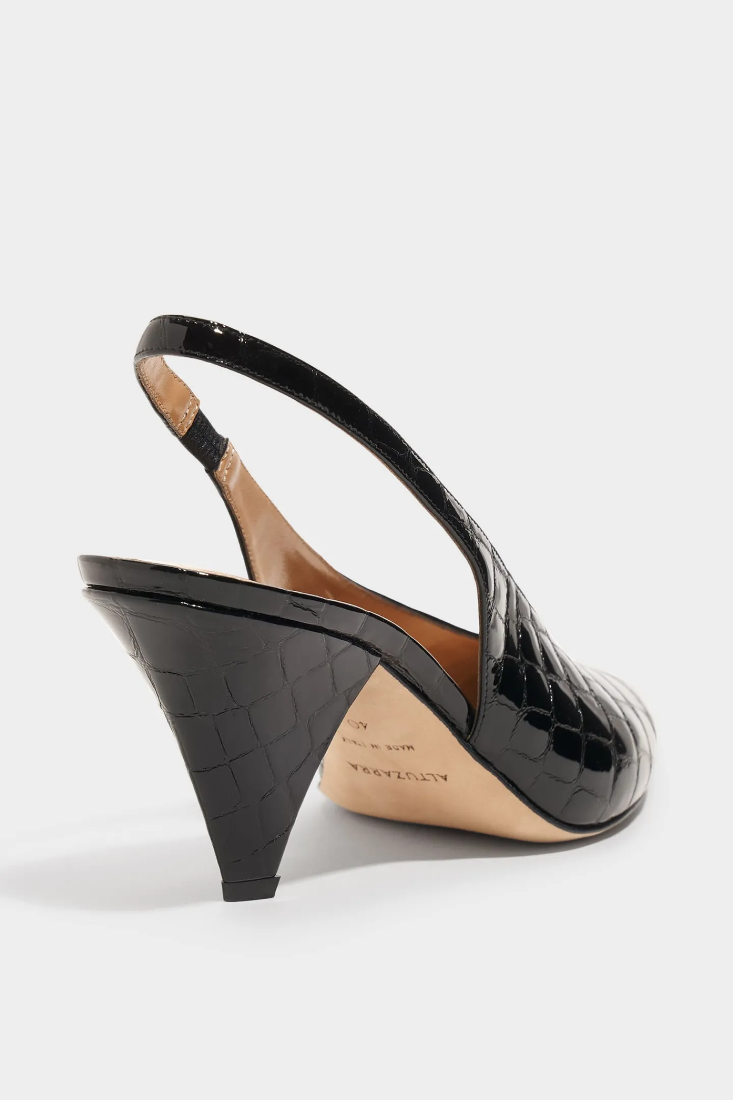 Altuzarra Shoes*Slingback Heel BlackCroc