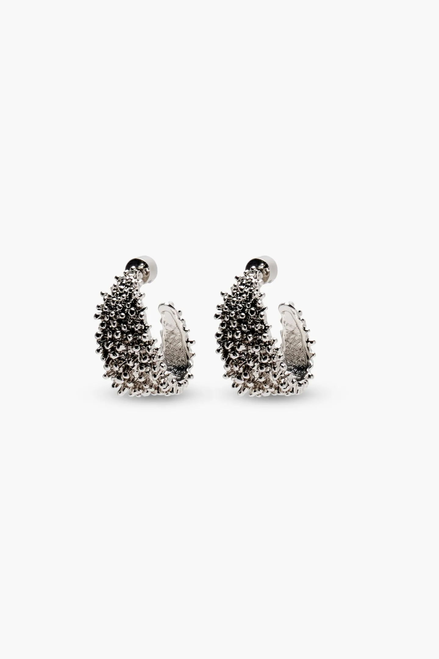 Altuzarra Jewelry*Textured Hoop Earrings ShinySilver