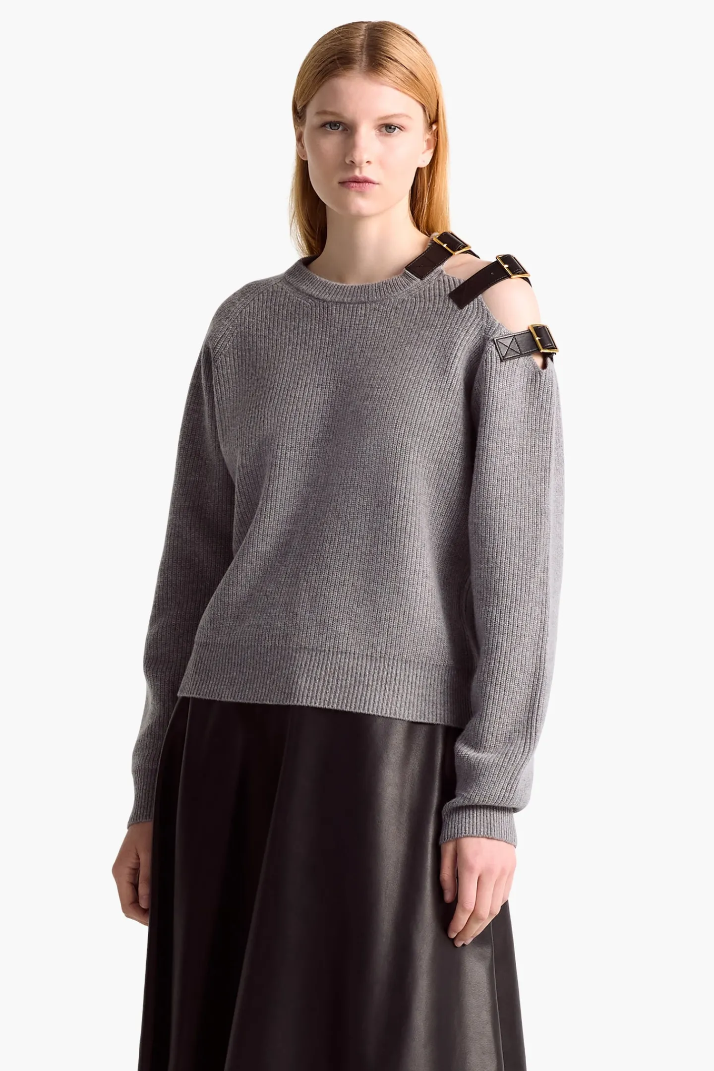 Altuzarra Knitwear|Tops*Ness Sweater LightGreyMelange