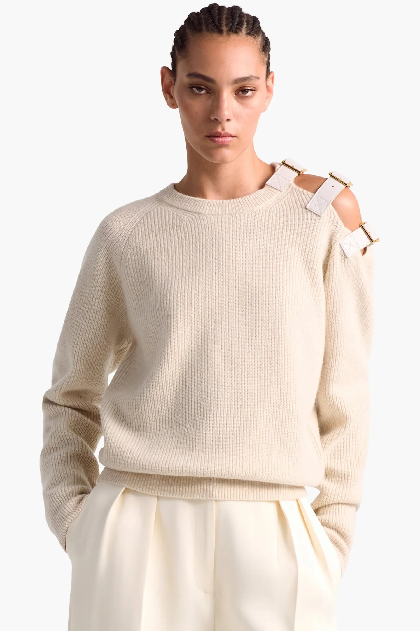 Altuzarra Knitwear|Tops*Ness Sweater Ivory
