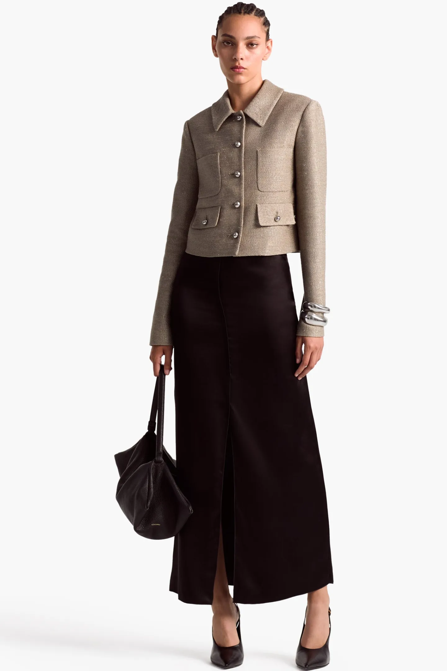 Altuzarra Jackets*Astley Jacket SmokedGlass