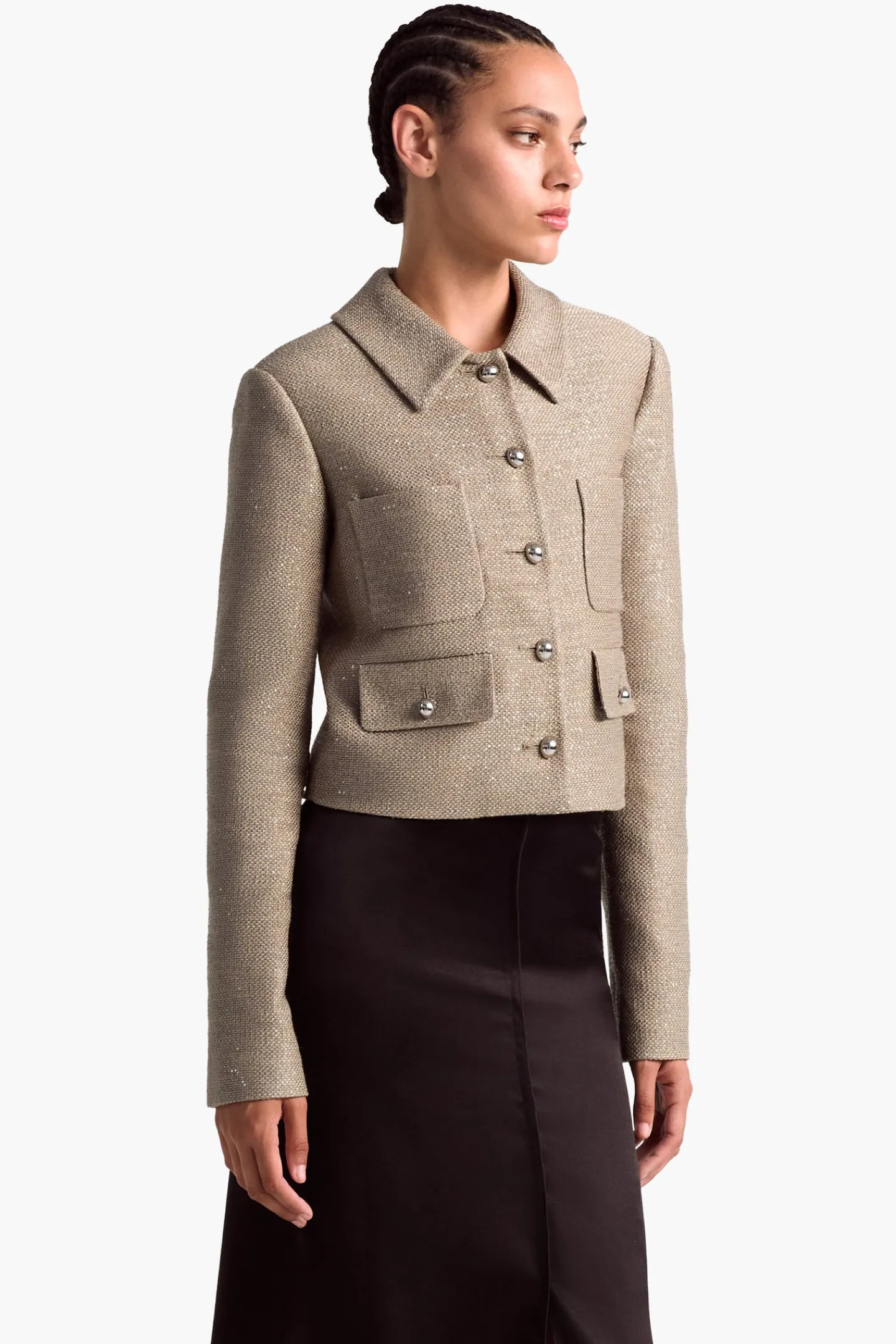 Altuzarra Jackets*Astley Jacket SmokedGlass