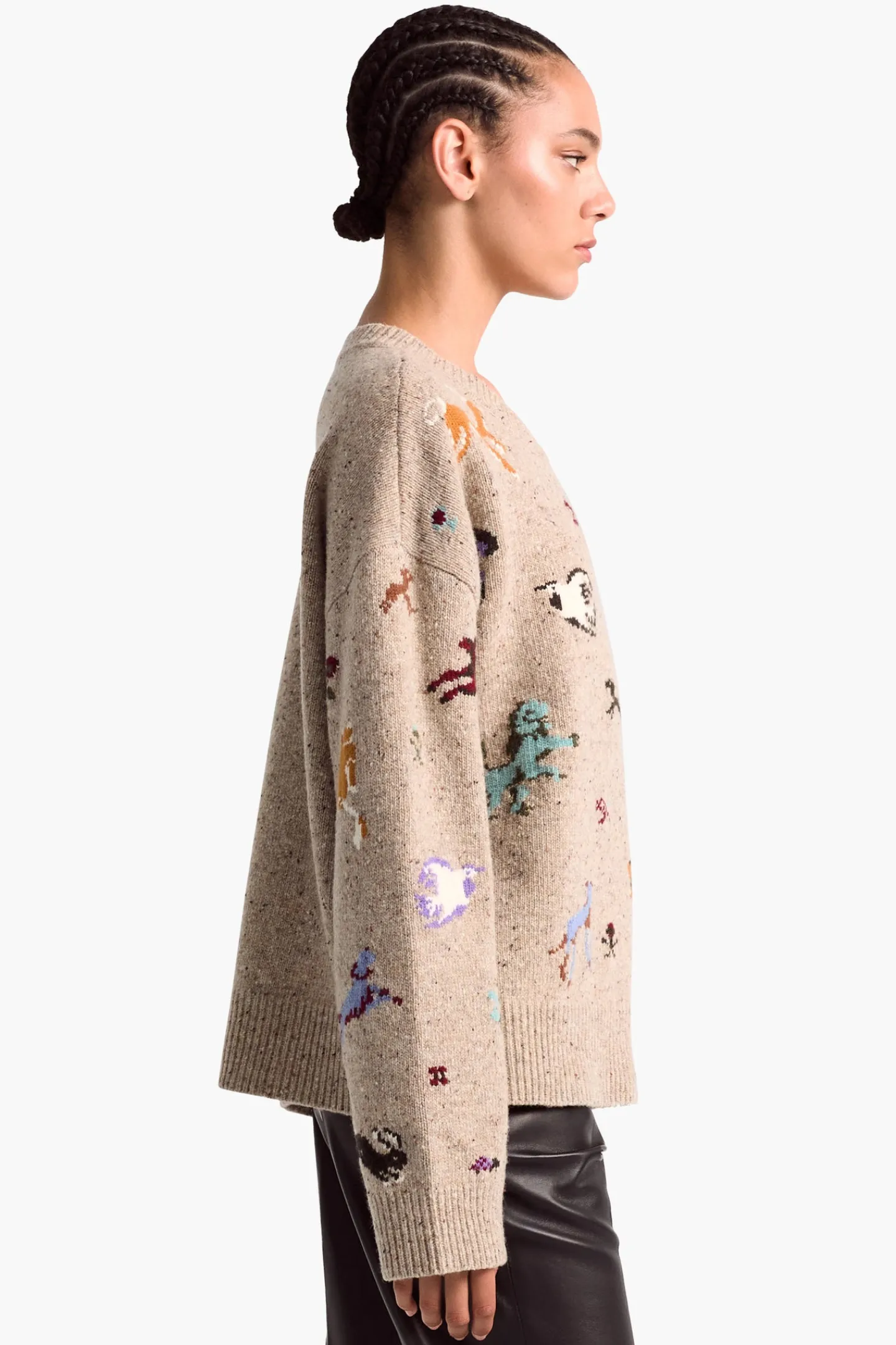 Altuzarra Knitwear|Tops*Mati Sweater HazelwoodMelange