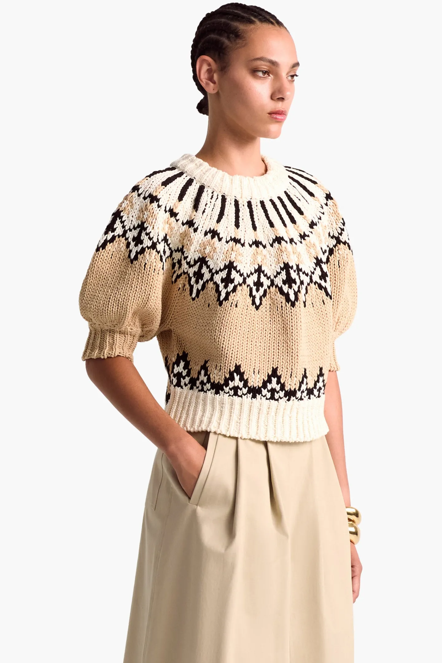 Altuzarra Knitwear|Tops*Marty Sweater IvoryFairisle